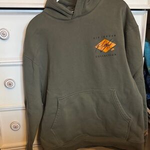 Jordan Olive and Orange Hoodie for Men